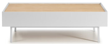 Table basse Arista Blanc 110 x 60 cm