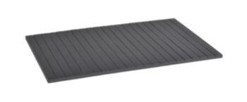 Grosses Sofa-Tablett aus Massiveiche 46 x 32 cm - Schwarz