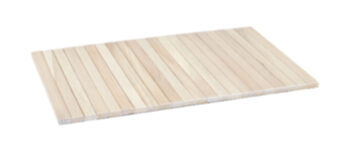 Large solid oak sofa tray 46 x 32 cm - Whitewash