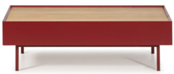 Table basse Arista Bordeaux 110 x 60 cm