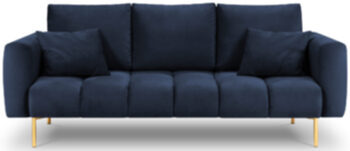 3-Sitzer Designsofa "Malvin" - Königsblau