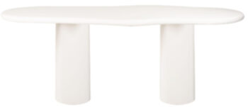 Table de salle à manger design ovale "Bloomstone" 260 x 110 cm