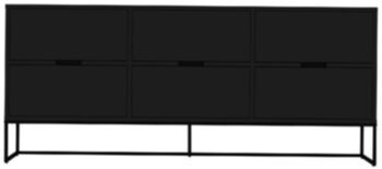 Sideboard Lipp III 176 x 76 cm - Shadow Black