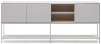 Design Sideboard „Valencia“ 195 x 80 cm - Weiss
