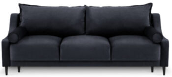 Rutile 3 Seater Sofa Bed - Dark Blue