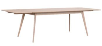 Ausziehbarer Tisch „Yumi“ 190-280 x 90 cm - Eiche gebleicht