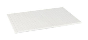 Grosses Sofa-Tablett aus Massiveiche 46 x 32 cm - Weiss