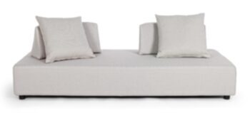 2-seater outdoor design sofa Piper - Sand