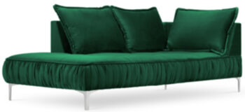 Design-Chaiselongue "Jardanite" Smaragdgrün