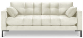 3 seater design sofa "Mamaia velvet" - legs black