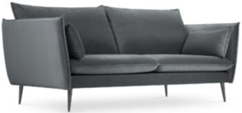 3 seater design sofa Agate - dark grey