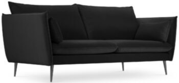 3 seater design sofa Agate - black