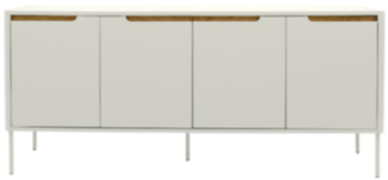 Sideboard "Switch" 4-door 173 x 76 cm - White Matt