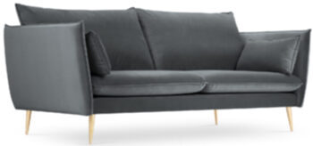 4 seater design sofa Agate - dark grey