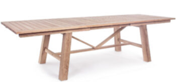 Extendable garden table "Maryland" 220-300 x 100 cm - Solid teak