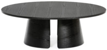 Coffee table Cep Black Ø 110 cm