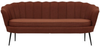 2.5 seater sofa bench Calais Rust 181 cm
