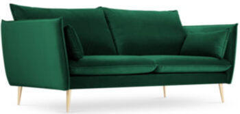4 seater design sofa Agate - emerald green