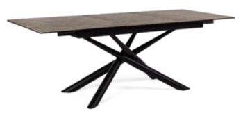 Extendable ceramic design dining table "Seyfret" 160 - 220 x 90 cm