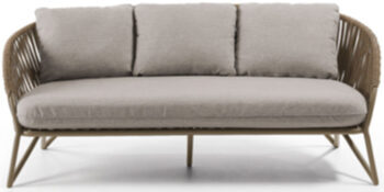 In-/Outdoor 3-Sitzer Design-Sofa „Branka“ 180 cm - Beige