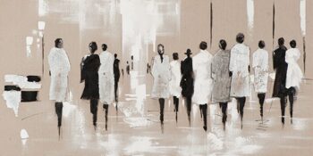 Handgemaltes Bild „Catwalk“ 70 x 140 cm