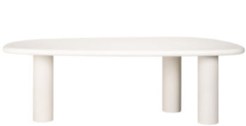 Oval design dining table "Bloomstone" 230 x 117 cm