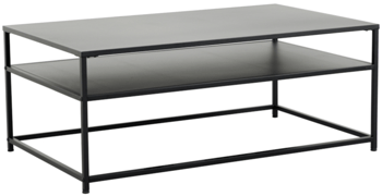 Coffee table "Steel Now" with shelf 100 x 60 cm
