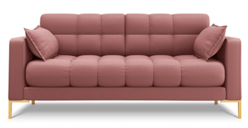 2-Sitzer Designsofa "Mamaia Strukturstoff“ Rosa