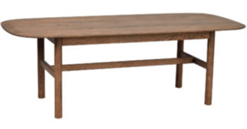 High quality coffee table "Hammond" 135 x 62 cm - oiled brown oak