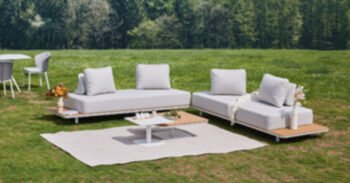 5-piece design garden lounge "New Freedom" - White