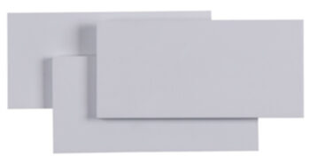 LED Wall Lamp "Trame III" White, 26 x 12.5 cm