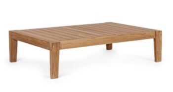 Indoor/outdoor lounge table "Kobo" 120 x 80 cm made of teak