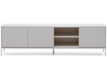 Design Lowboard „Valencia“ 195 x 55 cm - Weiss