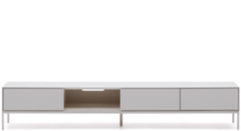 Design lowboard "Valencia" 195 x 35 cm - White