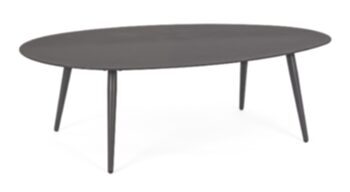 Outdoor coffee table "Ridley" 120 x 75 cm - anthracite