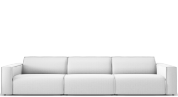 High quality 4 seater outdoor sofa "Maui"/ Light gray