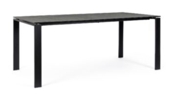 Design dining table "Benjamin" 180 x 90 cm with ceramic table top