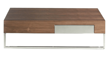 Design coffee table "Mondeo" 120 x 70 cm - walnut