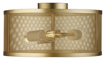 Ceiling lamp "Fishnet" Ø 45 cm - gold