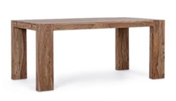Extendable solid wood dining table "Sunderland" 175-265 x 90 cm