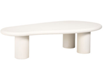 Design coffee table "Bloomstone" 160 x 80 cm