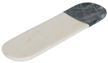 Servier- und Dekotabeltt „Amilia“ aus Marmor 35.5 x 10.5 cm