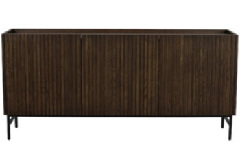 Design sideboard "Halifax" 160 x 75 cm - dark brown