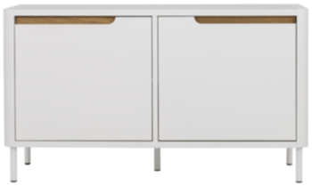 Chest of drawers "Switch" 94 x 53.5 cm / 2-door - White Matt