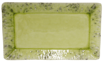 Grosse Servierplatte „Madeira“ 40.4 x 24 cm - Grün