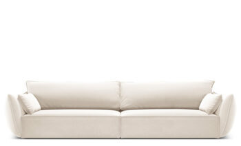 4 seater design sofa "Vanda" - velvet cover