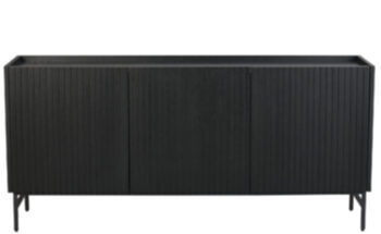 Design Sideboard „Halifax“ 160 x 75 cm - Schwarz