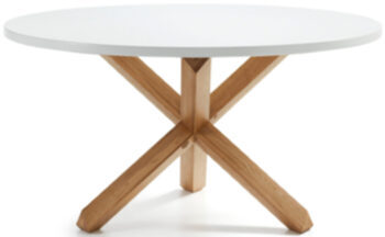 Round dining table Lotty Ø 135 cm - White