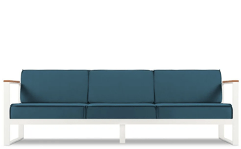 Outdoor 3 seater sofa "Tahiti" - Blue