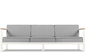 Outdoor 3 seater sofa "Tahiti" - Grey